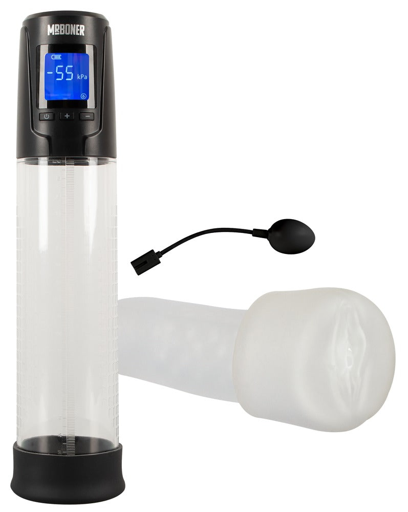 MrBoner Vibrating Penis Pump - Bomba de Vacío con Vibración