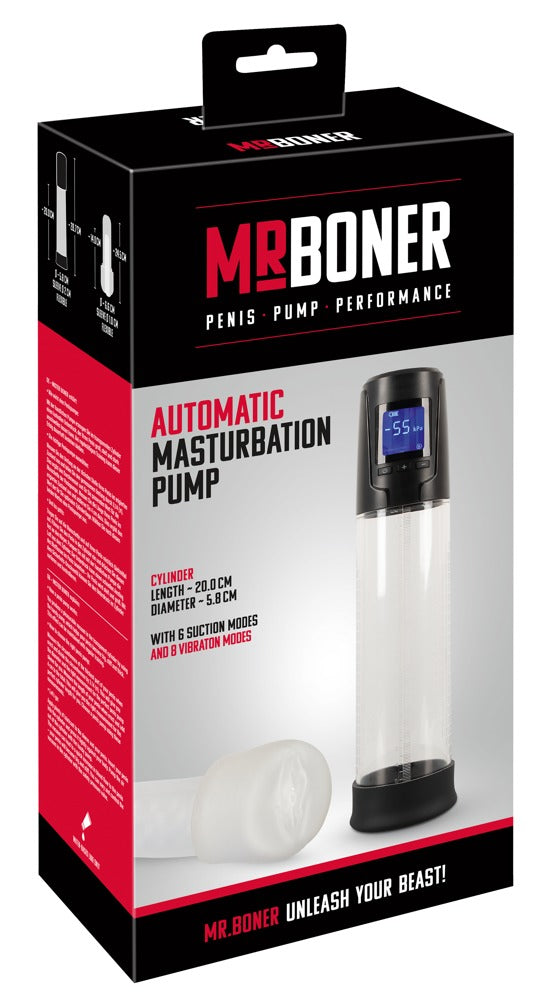 MrBoner Vibrating Penis Pump - Bomba de Vacío con Vibración