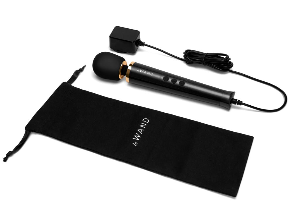Powerful Petite Plug-in Black - Masajeador de Lujo Compacto Le Wand