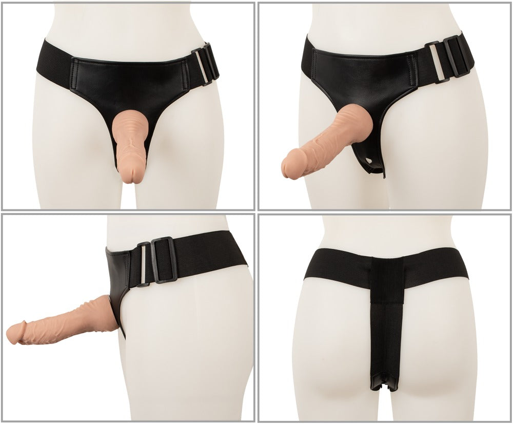 Strap-On Set RC Vibe 2 Dildos You2Toys - Arnés con Vibrador y 2 Consoladores