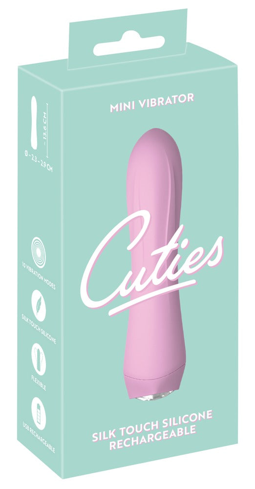 Cuties Mini Vibrador Rose 4.Ge - Minivibrador Recargable 10 Modos