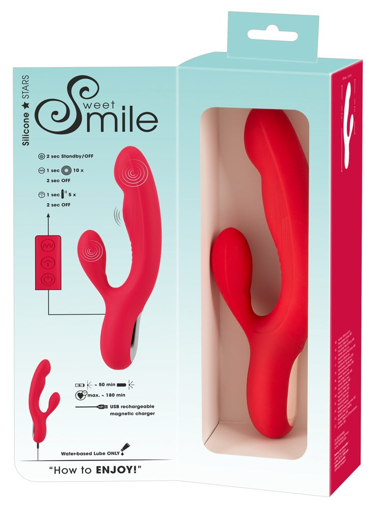Sweet Smile Thumping Rabbit Vi - Vibrador Dual con Estimulador de Clítoris