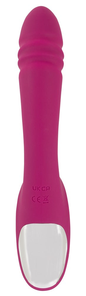 Javida Licking & Thrusting Vibra - Vibrador Dual con Lengua Vibradora y Función de Empuje