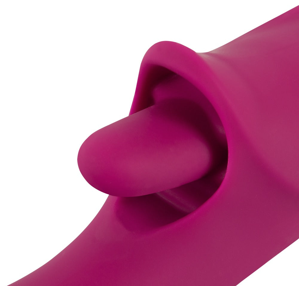 Javida Licking & Thrusting Vibra - Vibrador Dual con Lengua Vibradora y Función de Empuje