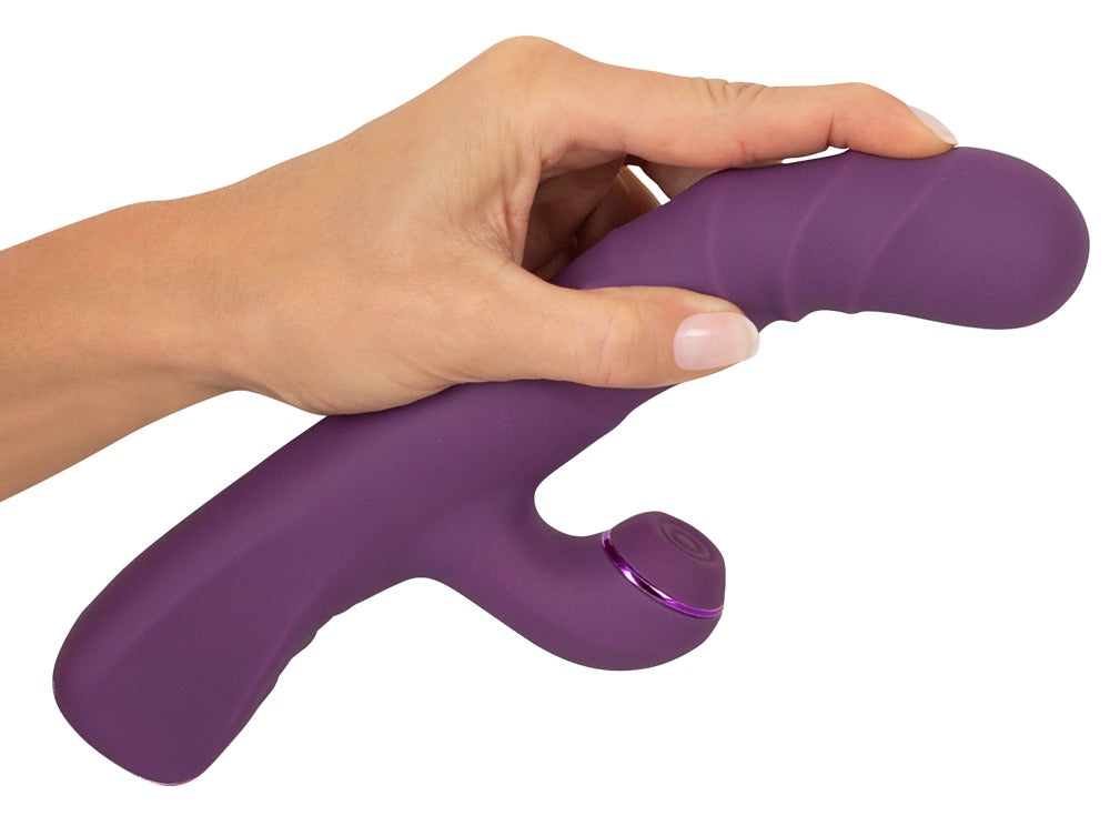 Vibrador Rabbit 3 Funciones con Empuje y Golpeteo - JAVIDA