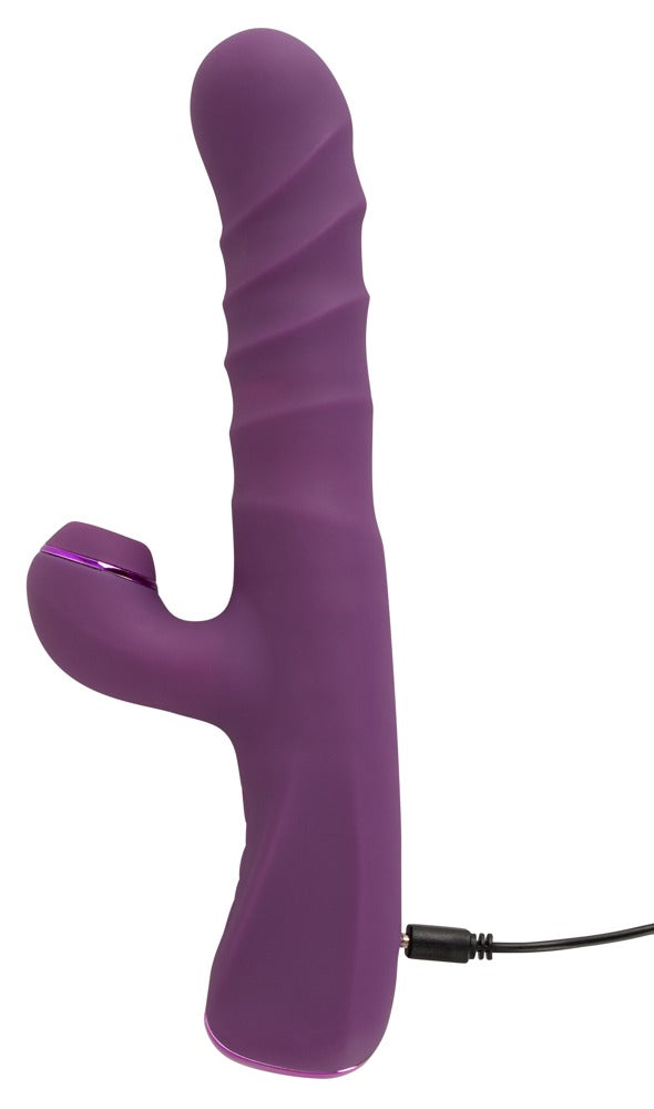 Vibrador Rabbit 3 Funciones con Empuje y Golpeteo - JAVIDA