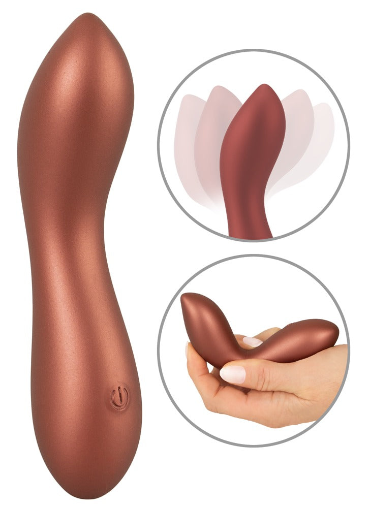 Sweet Smile Metallic Mini G-Spot - Vibrador Punto G Recargable