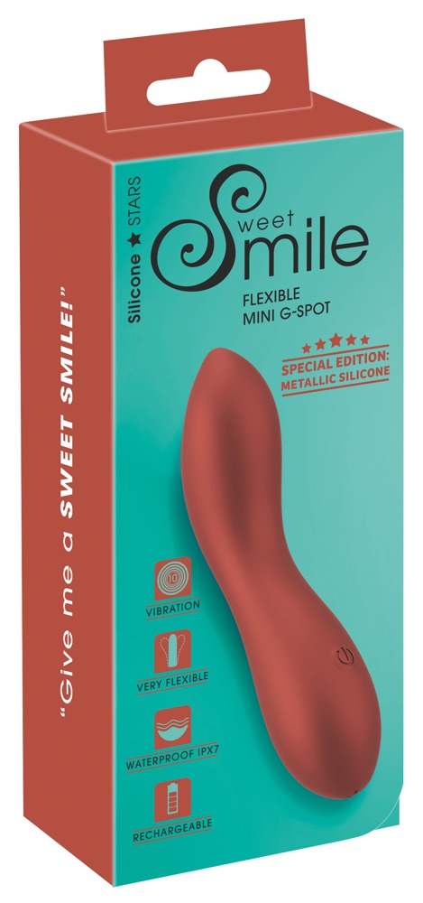 Sweet Smile Metallic Mini G-Spot - Vibrador Punto G Recargable