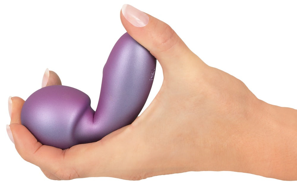 Sweet Smile Metallic Mini Wand - Varita de Masaje Recargable con 10 Modos