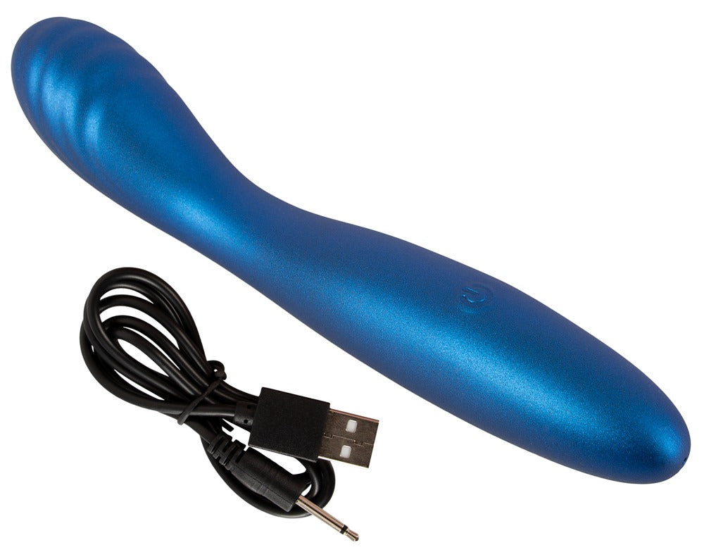 Sweet Smile Flexible G-Spot - Vibrador Punto G Metalizado Recargable