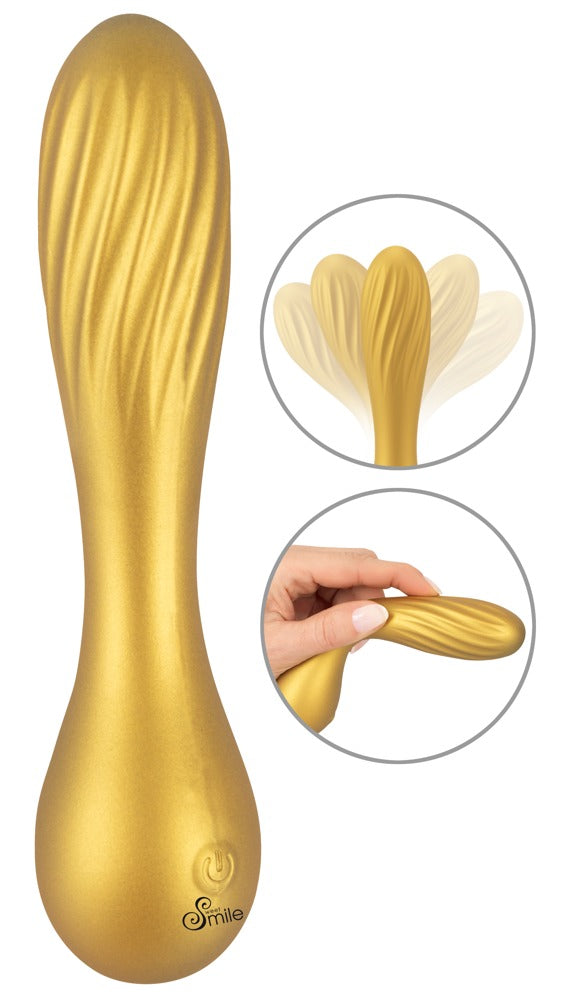 Sweet Smile Metallic Vibe - Minivibrador Recargable de Silicona Metalizada