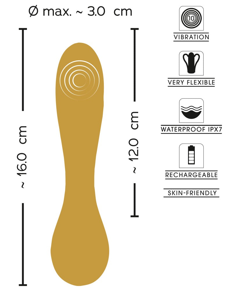 Sweet Smile Metallic Vibe - Minivibrador Recargable de Silicona Metalizada