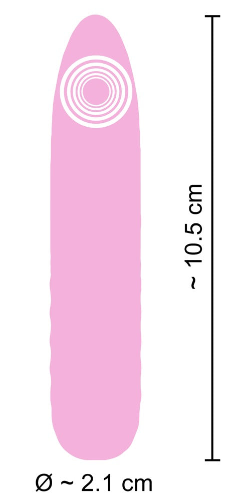 Cuties Mini Vibrador Rose 5.Ge - Minivibrador Recargable 10 Modos