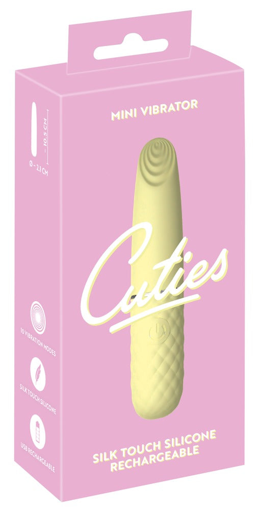 Cuties Mini Vibe Yellow 5. Gen - Minivibradores Recargable 10 Modos