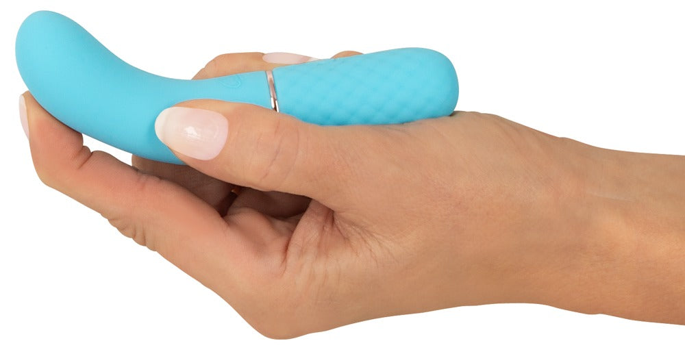 Cuties Mini Vibrador Blue 5.G - Silicona Suave 10 Modos