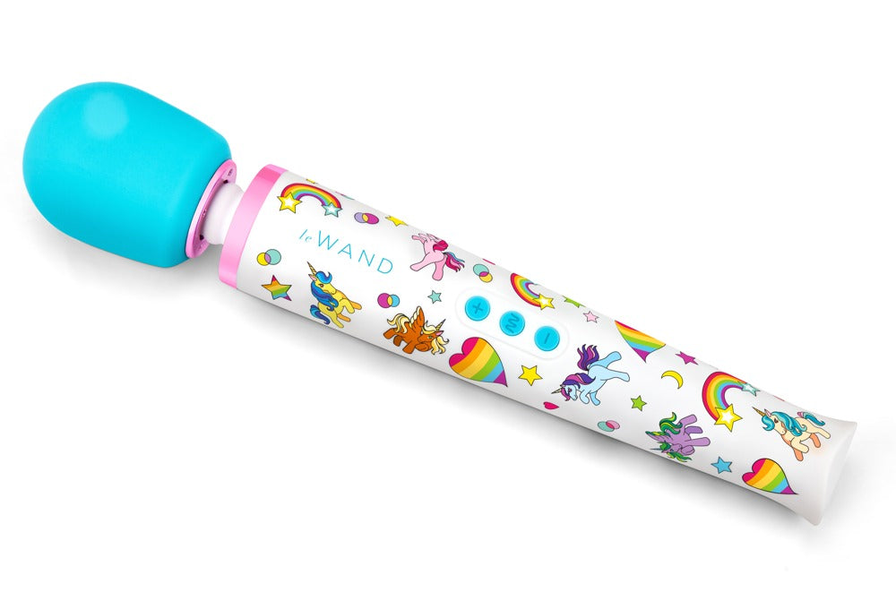 Le Wand Unicorn Wand - Varita Masajeadora Recargable con Accesorios