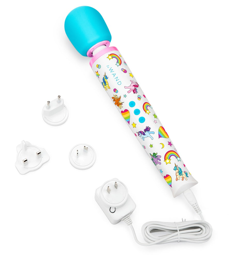 Le Wand Unicorn Wand - Varita Masajeadora Recargable con Accesorios