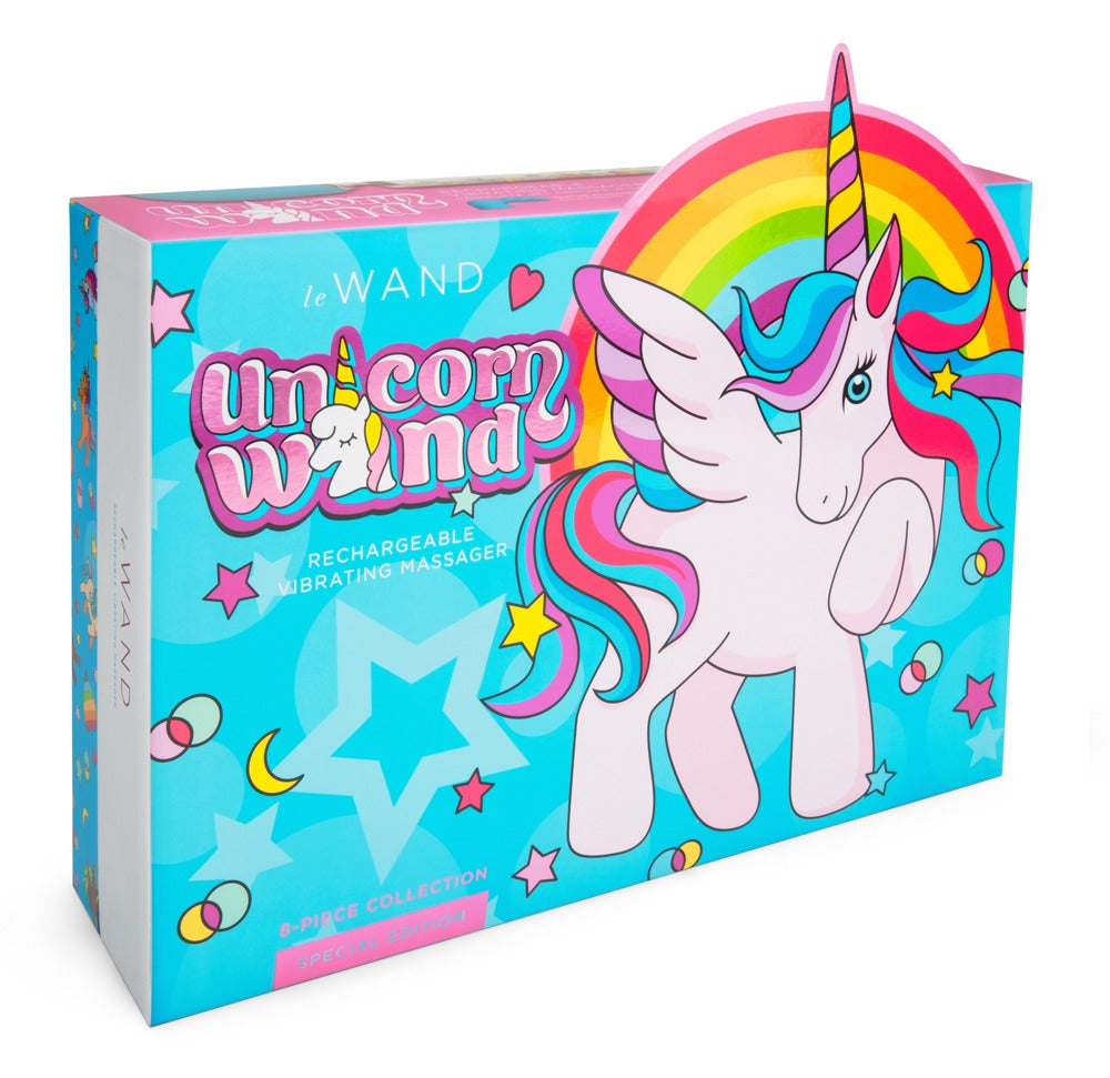 Le Wand Unicorn Wand - Varita Masajeadora Recargable con Accesorios