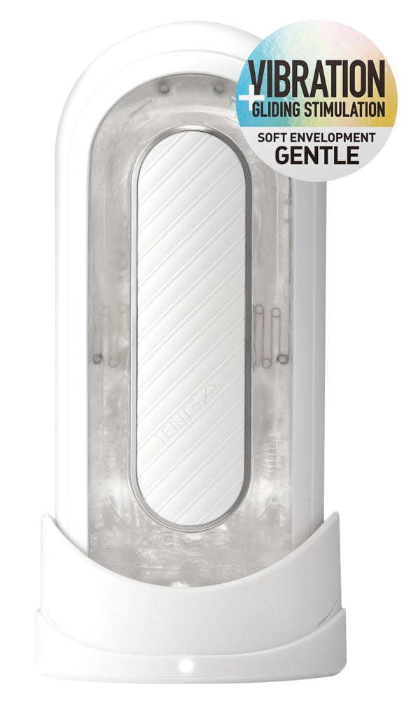 Flip Zero Gravity White Electronic - Masturbador Vibrador Tenga