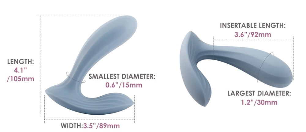 Erica Blue - Vibrador Braguita Recargable con App Control | SVAKOM