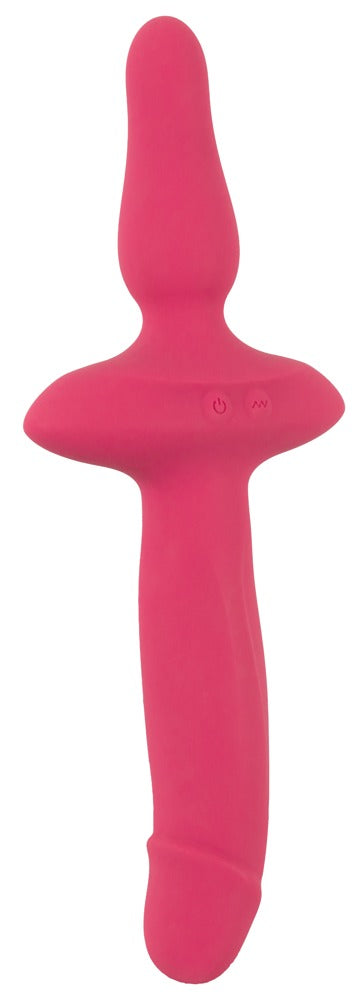 Couples Choice 2in1 Vibrador y Plug Anal - Doble Placer con 10 Modos