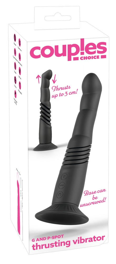 CC G and P-Spot Thrusting Finger - Vibrador de Empuje con Base de Succión