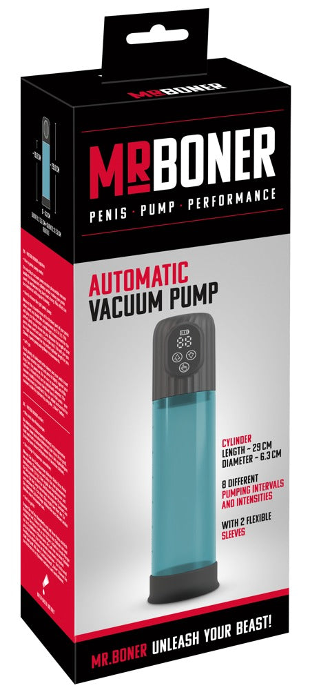 Mr. Boner Automatic Vacuum Pump - Bomba de Vacío Automática con 8 Modos