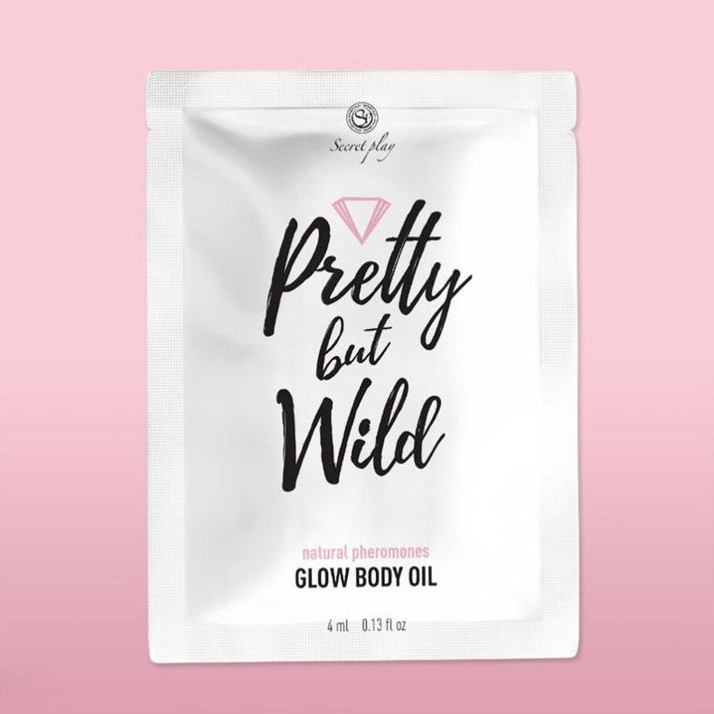 SOBRE DE ACEITE CORPORAL BRILLANTE GLOW BODY OIL PRETTY BUT WILD SECRET PLAY 4ML