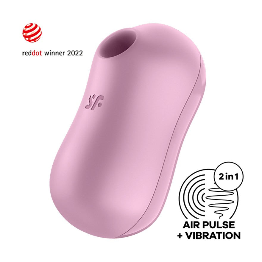 Cotton Candy Succionador de Clítoris y Vibrador Lila
