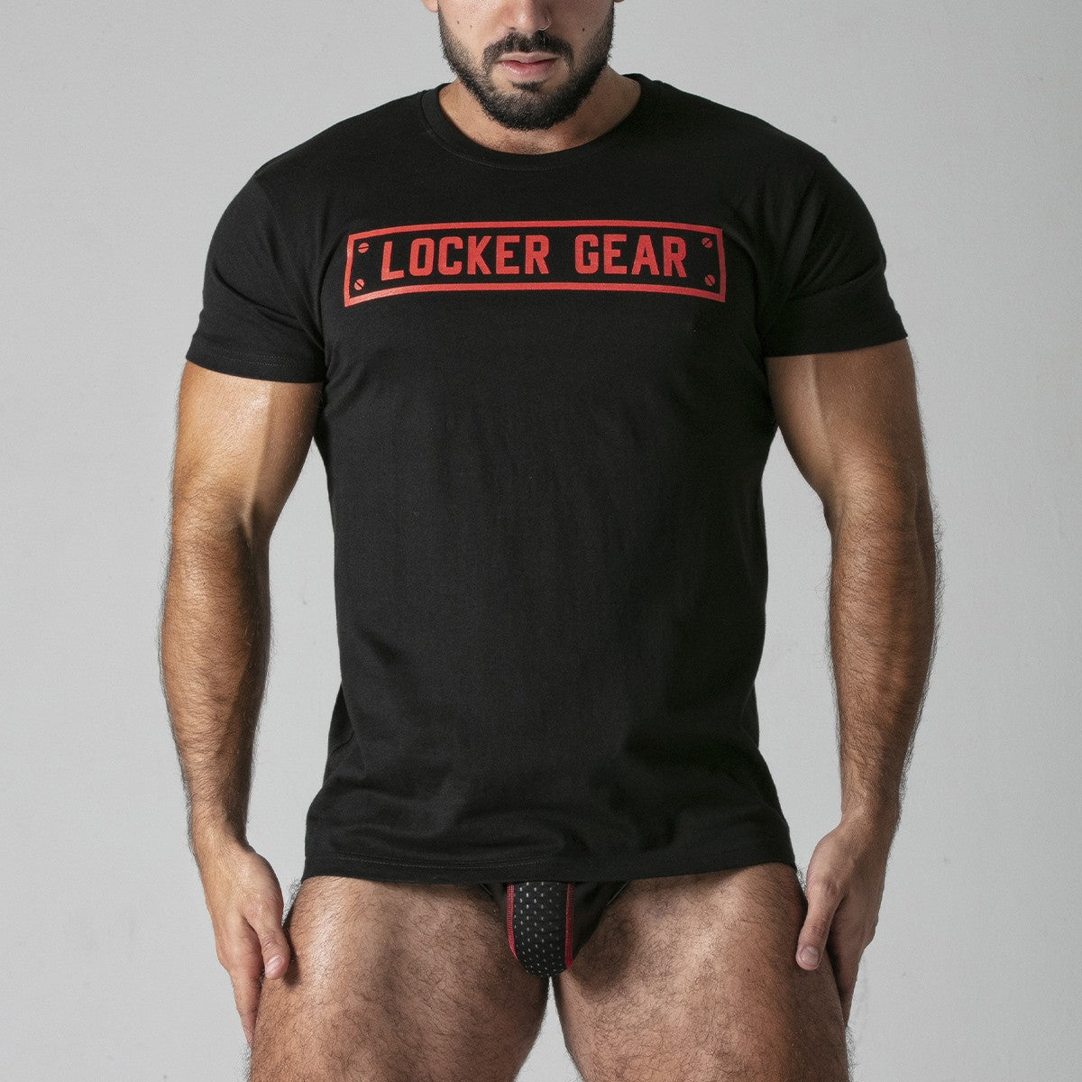 CAMISETA LKG LOCKER GEAR ROJA