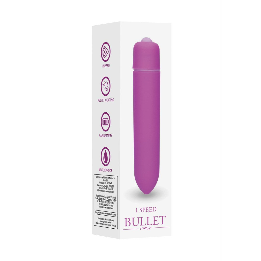 BALA VIBRADORA 1 SPEED BULLET MORADO BE GOOD TONIGHT