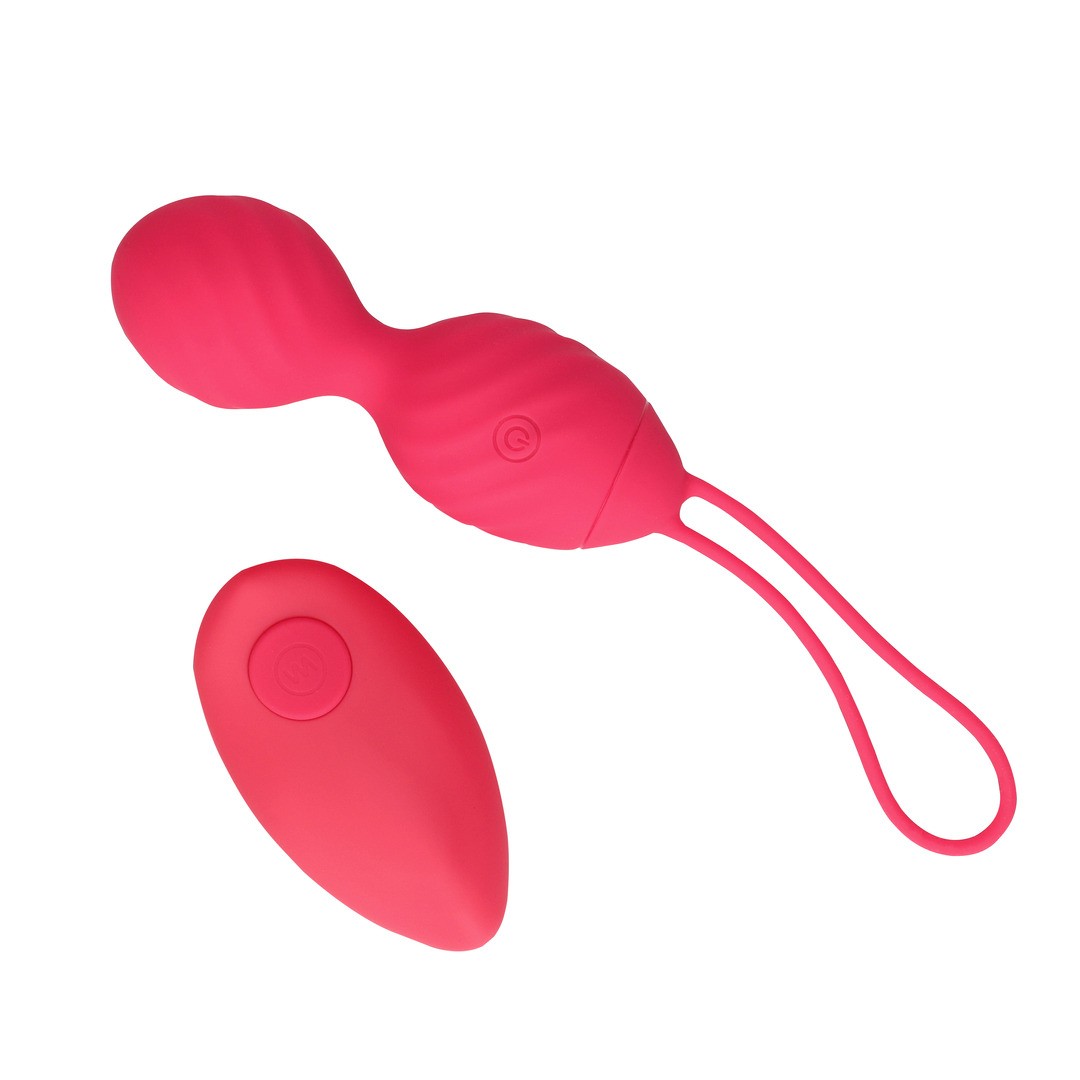 HUEVO VIBRADOR CON MANDO A DISTANCIA ROJO LOVELINE