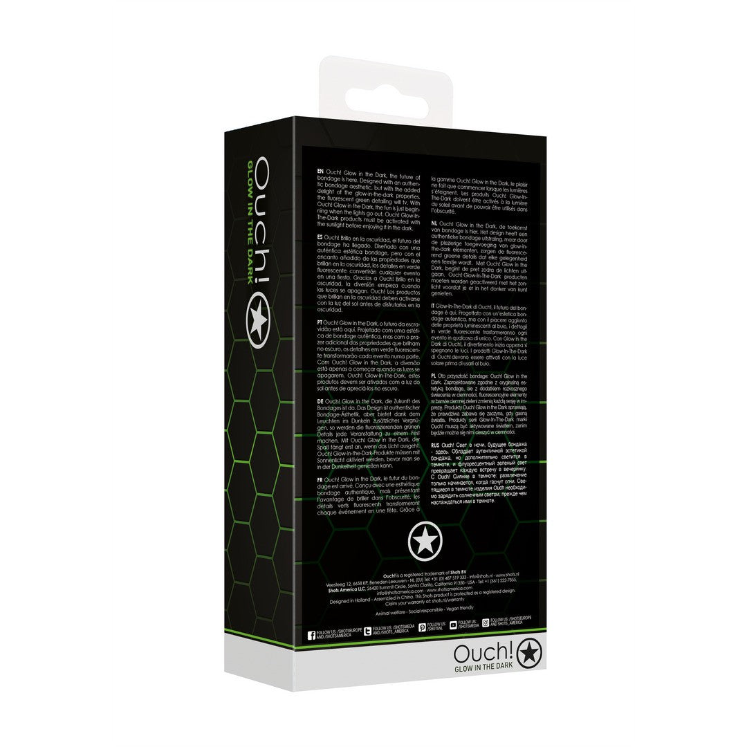 ESPOSAS PARA TOBILLOS FLUORESCENTES GLOW IN THE DARK OUCH!