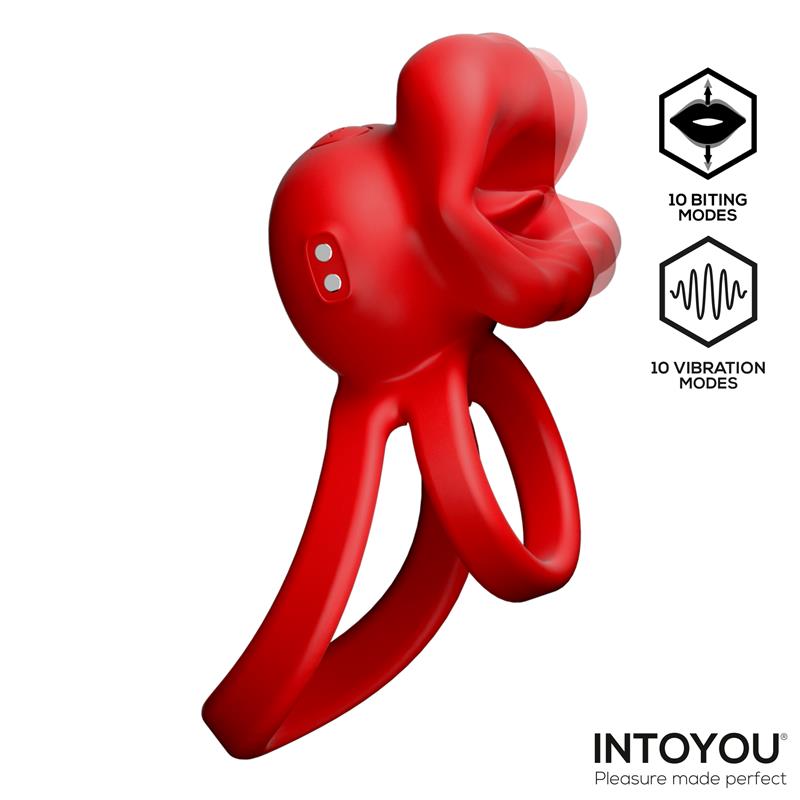 Bittey Anillo Vibrador con Biting - Mordisqueo