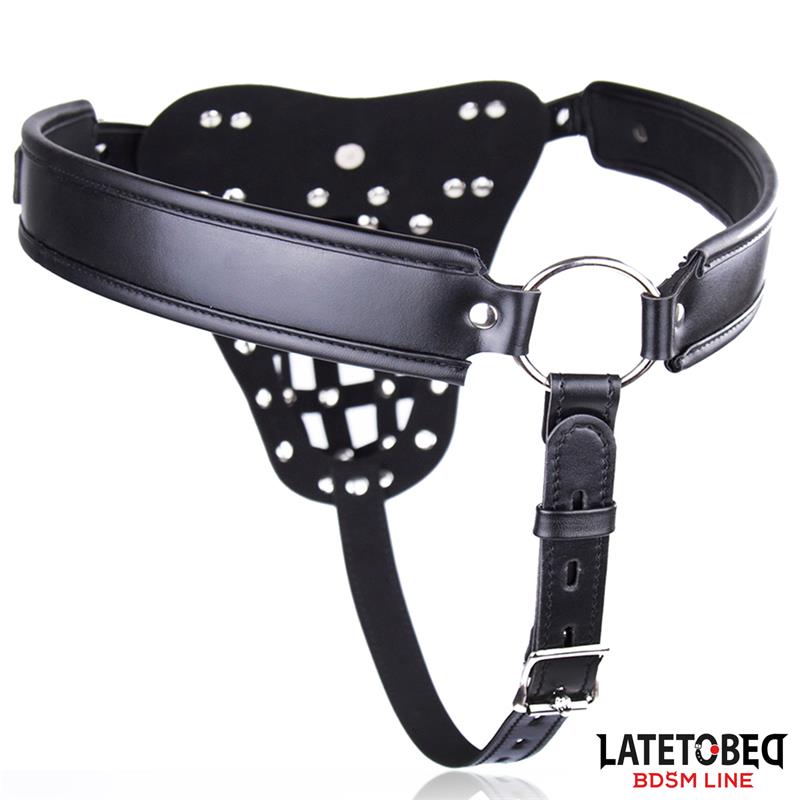 Cinturón de Castidad Masculino con Candado Ajustable