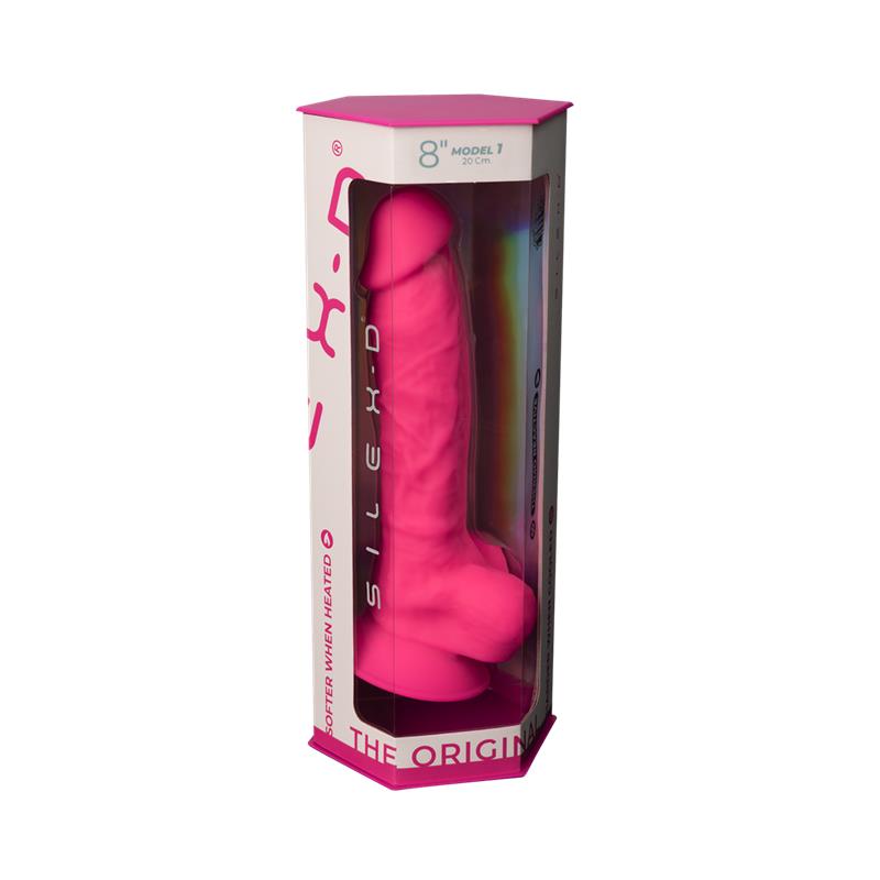 Dildo Dual Density Model 1 (8) Rosa