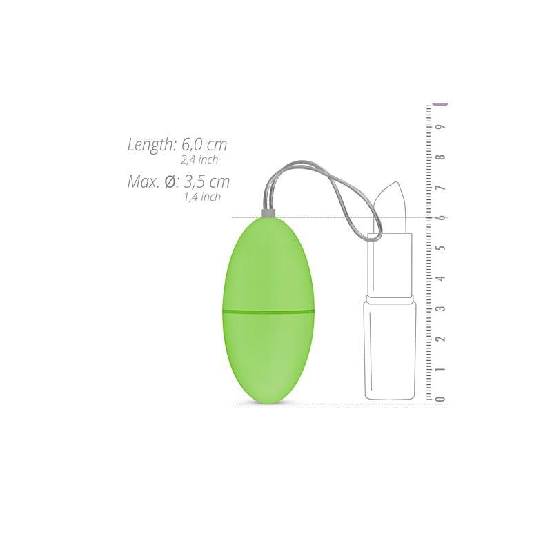 Huevo Vibrador Control Remoto - Verde