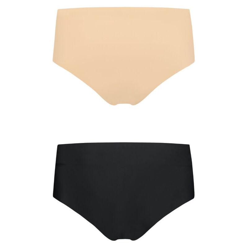 BYE BRA Pack 2 Bragas Seamless Invisible High Brief Talla L