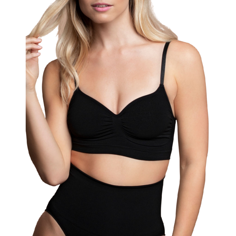 Bye Bra Medium Control Seamless Black XL - Sujetador Invisible Adhesivo
