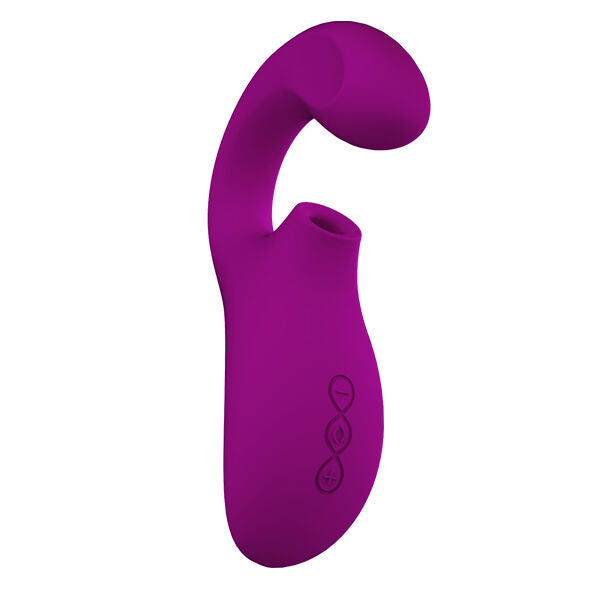 LELO Enigma Double Suction Stimulation Purple Massager