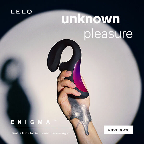 LELO Enigma Double Suction Stimulation Purple Massager