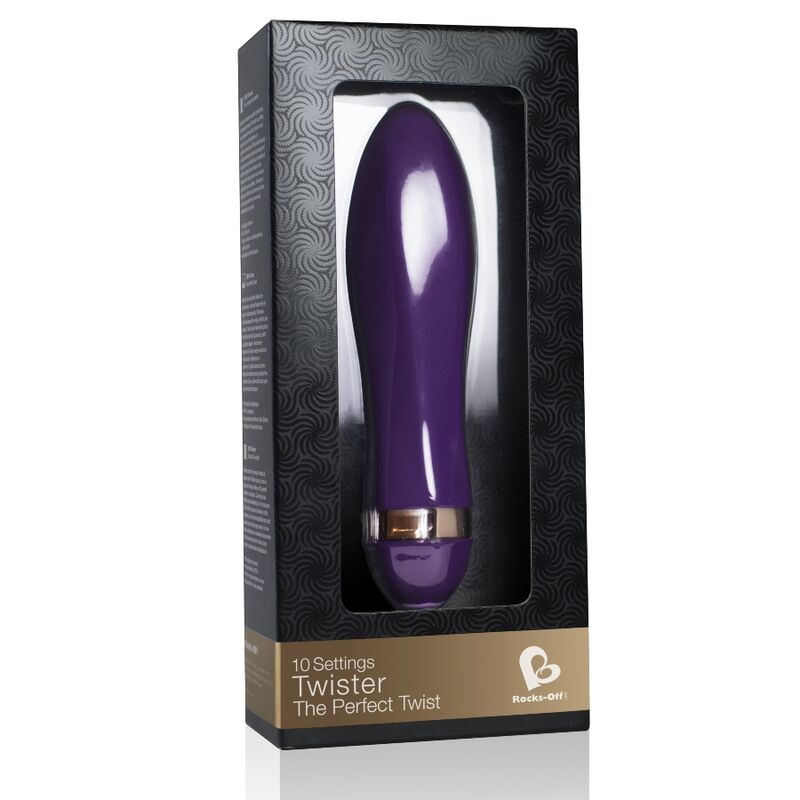Rocks-Off Twister Vibrator - 10 Modos de Vibración