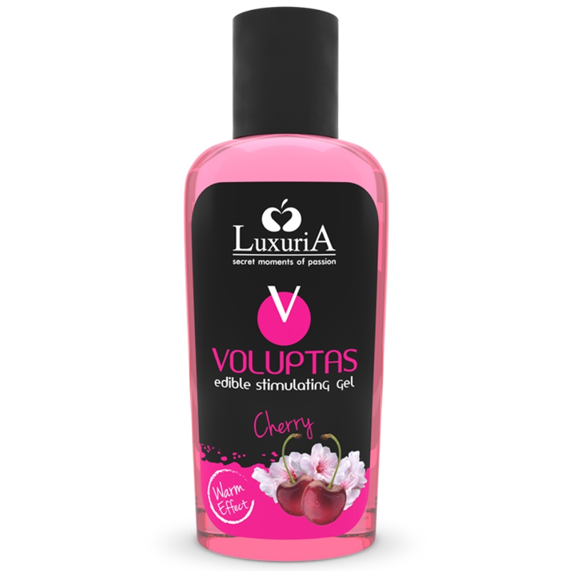 Intimateline Luxuria Voluptas Gel Masaje Comestible Efecto Calor Cereza 100ml
