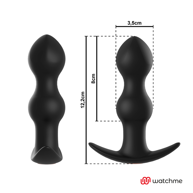 ANBIGUO WATCHME - Vibrador Plug Anal con Control Remoto Inteligente