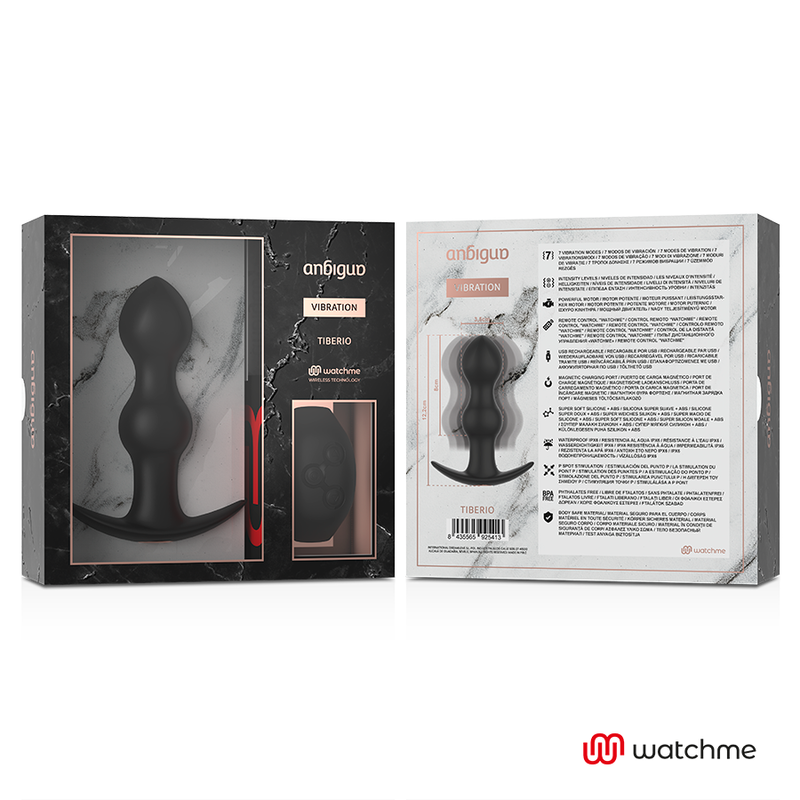 ANBIGUO WATCHME - Vibrador Plug Anal con Control Remoto Inteligente