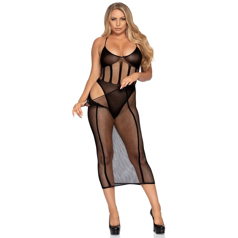 Leg Avenue Bodysuit and Skirt Set - Conjunto de Lencería de 2 Piezas