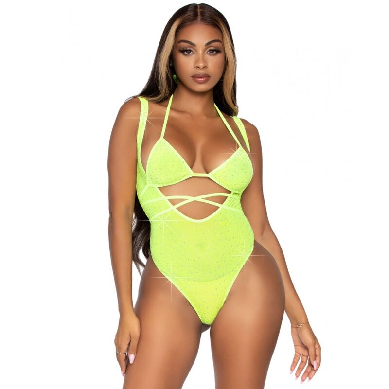 Leg Avenue Bikini Top and Bodysuit One Size - Lencería Sexy