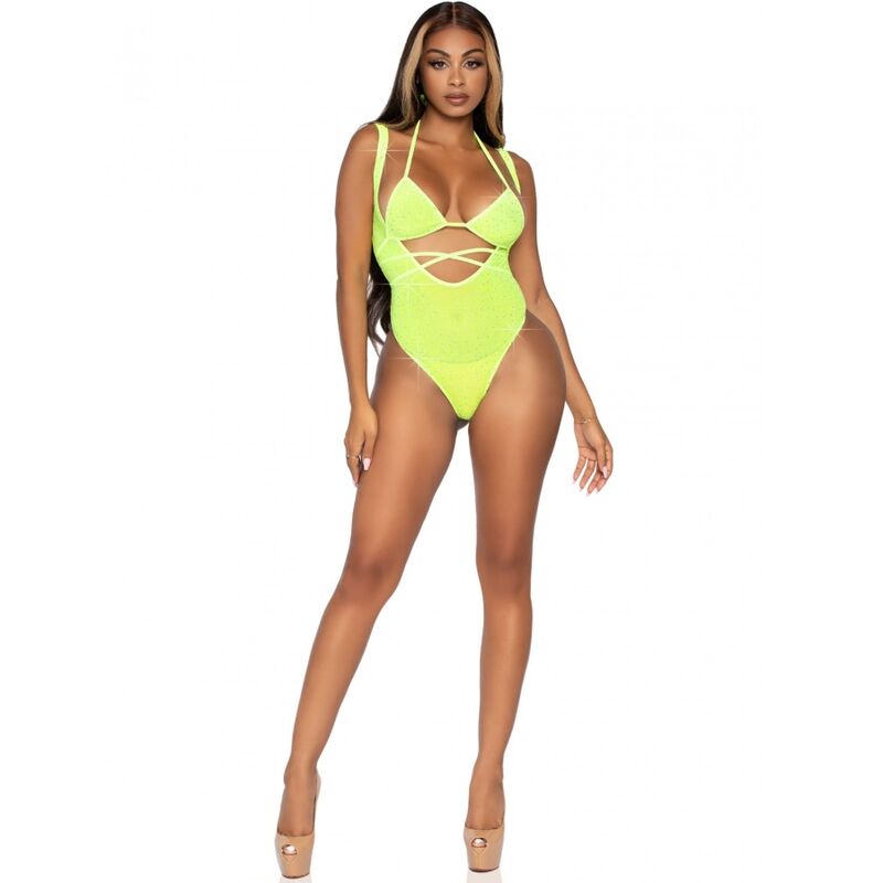 Leg Avenue Bikini Top and Bodysuit One Size - Lencería Sexy