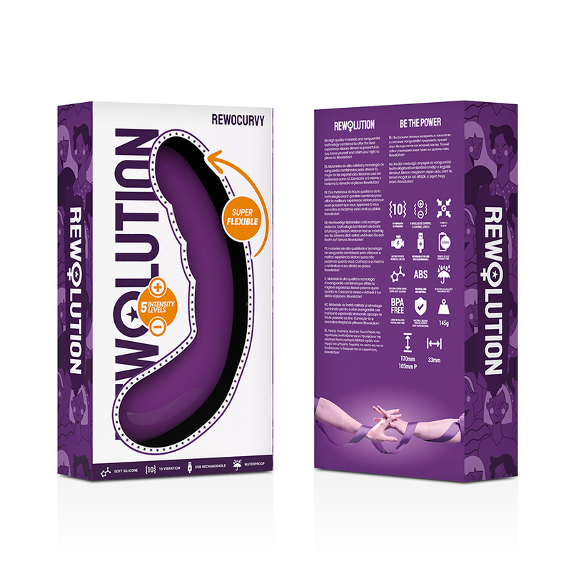 Rewolution Rewocurvy - Vibrador Recargable Flexible