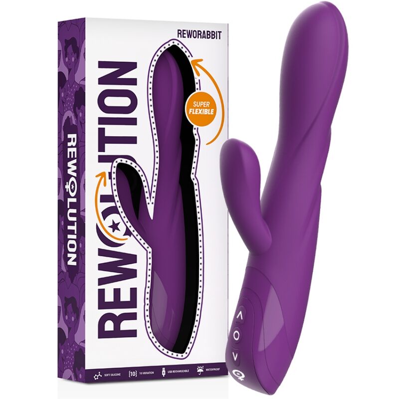 Rewolution Reworabbit - Estimulador Flexible con Vibración